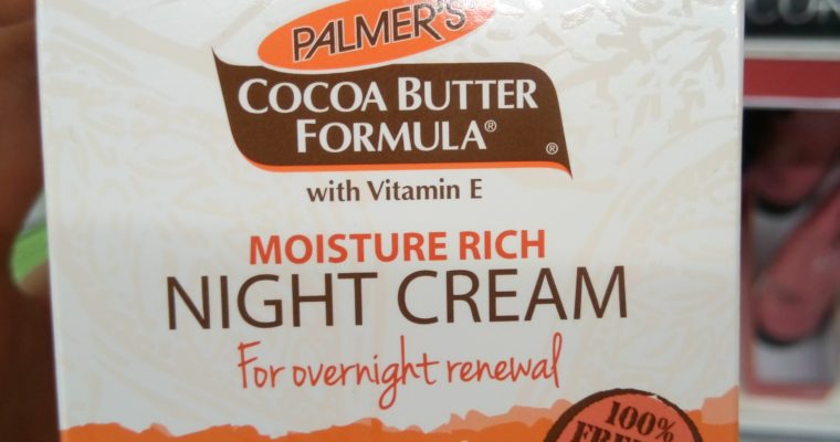 Review: Palmers Cocoa Butter Moisture Rich Night Cream