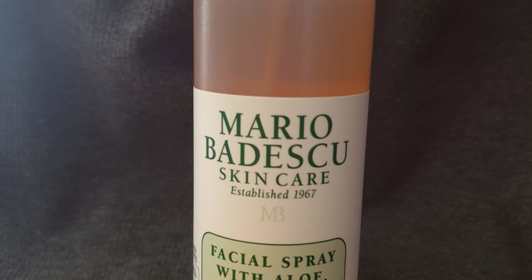 Facial Spray Review: Mario Badescu with Aloe, Herbs and Rosewater